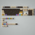 Mintcaps PBT Japanese Brown Keycap Set - 129 Keys Cherry Profile Cute Keycaps Custom Dye-Sublimation for Mechanical