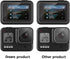 Orzero Tempered Glass Protector for GoPro Hero 8, 3Pcs Screen + 3Pcs Display Lens + 3Pcs Front Protectors