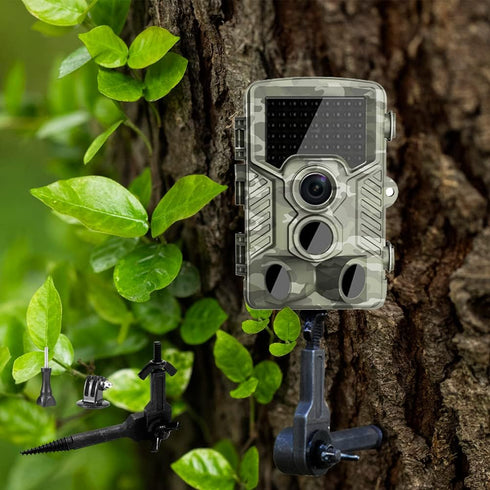 Trail Camera Mount, 2 Pieces Kit with 1/4"-20 Screw for Game Camera, Tree Mount