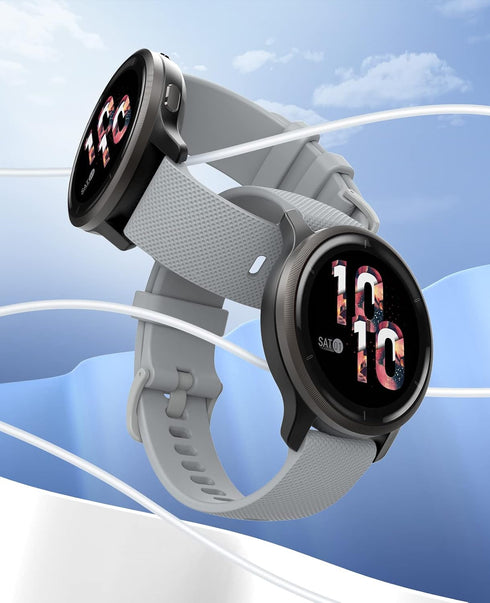 MoKo 18MM Gray Watch Band Compatible with Garmin Forerunner 255S/255S Music/Vivoactive 4S/Vivomove 3S/Venu 3S