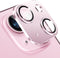 Pink Camera Lens Protector for iPhone 15 & 15 Plus - Anti-Scratch Tempered Glass, Shockproof Full Protection.