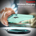 SPIDERCASE iPhone Xs Max Case, Light Green, with 10 FT Military Grade Drop Protection & 2 pcs Tempered Glass Protector
