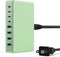 200W USB C Charger, GaN III 8-Ports Charging Station Hub, PD 65W Laptop Charger Compatible with MacBook Pro/Air, Green