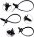 Push Mount Wire Ties, Snap in Zip Tie Automotive Clips Nylon Wire Harness Clips 3 Sizes of Cable Ties for Engine Bay Zip Tie Kit 150pcs by BENLIUDH