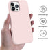 AOTESIER Shockproof Series iPhone 14 Pro Max Case, Ultra Slim Thin Silicone Cover, Full-Body Protective 6.7 inch Chalk
