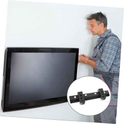 Homoyoyo 2 Set Stainless Steel Tv Wall Mount Extended Swivel Rotating Bracket Wall Mount Tv Stand for Home