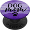 Dog Mom Fur Mama Dog Lover Gifts Paw Print Purple PopSockets Standard PopGrip: Swappable Grip for Phones & Tablets