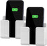 CEI&BPY 2Pcs Phone Holder Wall Mounted, Self Adhesive Stand for Shower/Charging, Compatible with iPhone and Android