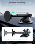 iOttie iTap 3 Magnetic Dash & Windshield Mount Car Phone Holder, Compatible with Qi2, MagSafe, iPhone, and Android