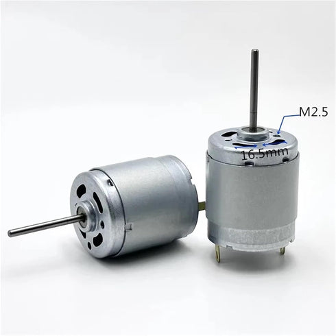 KVSYYKII 1pc RS-365 365 6V 12V 18V 24V 12400RPM 28mm 27MM Mini Motor Micro Electric Motor Long Shaft DIY Toy Car Boat