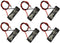 LampVPath (Pack of 6): 12V/23A Battery Case with Leads Wires