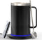 YIMUBREEZ Smart Temperature Control Coffee Mug for Desk,Heated Cup with 10Hrs Auto Shut