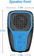 INGA Wearable Bluetooth Speaker, IP67 Waterproof Clip-on Mini Speaker, Wireless Clip Speaker with Built-in Mic, Blue