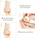 3-Pack Phone Ring Holder, 360 Rotation Glitter Bling Bling Finger Bracket Stand Grip for Smartphones, Tablets, Daisy
