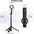 VRIG Select Shoe,360 12-17/Android VRIG Magnetic Selfie Stick Tripod for iPhone with Cold Rotatable Extendable Travel