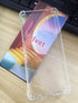 VIESUP Crystal Cellular Phone Case for LG Velvet 5G/G9 - Transparent Shockproof Silicone Soft Case with Camera