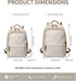 Backpack Backpack 15.6 Inch GOLF SUPAGS Laptop for Women Slim Computer Bag Work Travel College Purse Fits Notebook