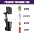 Ajxn 1 PC Car Cup Holder Phone Mount, Universal Adjustable Cradle for Most Cars, Black