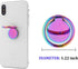 lenoup Kickstand,360 Rainbow Cell Phone Ring Stand Holder,Purple Multicolor Ring Grip Rotation Metal Finger Ring