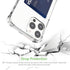 for iPhone 13 Pro Clear Card Case, Shockproof TPU Slim Wallet Case with Card Holder Compatible with MagSafe