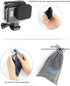 Side Open Skeleton Housing Case for GoPro Hero 5/6/7 Black Action Camera, Protective Lens Removal Not Needed