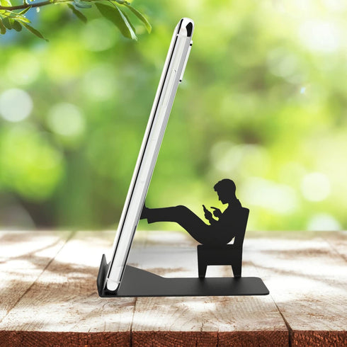 Artori Design Cell Phone Stand for Desk, Cute Smartphone Holder for Office or Home, Unique Stand for Tablets and