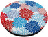 Floral Flower Dahlia Red White Blue America Women PopSockets Standard PopGrip