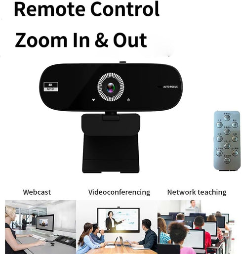 Jinpei (4K) Autofocus Webcam with Privacy Cover