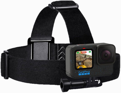 Sametop Head Strap Mount Compatible with GoPro Hero 12, 11, 10, 9, 8, Hero 7 Black/Silver/White, Hero 6, 5, 4, Session