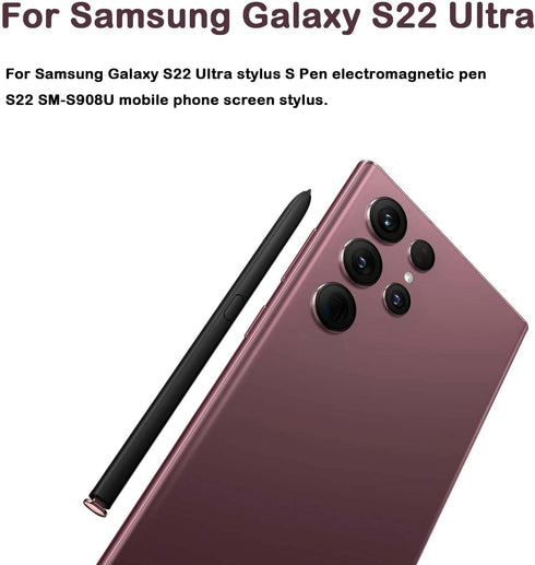 Galaxy S22 Ultra S Pen Replacement for Samsung Galaxy S22 Ultra Stylus Pen,WithoutBluetooth (Burgundy)