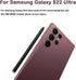 Galaxy S22 Ultra S Pen Replacement for Samsung Galaxy S22 Ultra Stylus Pen,WithoutBluetooth (Burgundy)