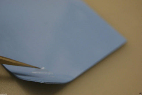 SPHINX blue 100x100x1mm GPU CPU PS3 PS2 Heatsink Cooling Thermal Conductive Silicone Pad. Works for TV boards and any proper electronics.