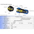 SP13 Aviation Connector M13 Male Plug + Circular Female Socket, Outdoor Waterproof IP68 Plastic Connectors with Cap, 5