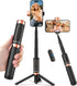 Kinwald Selfie Stick Tripod for iPhone & Android Portable Phone Tripod Stand with