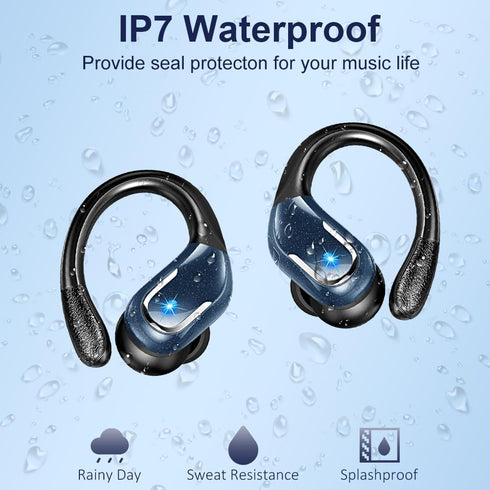 Wireless Earbud, Bluetooth 5.4 Sport Headphones, 75Hrs Running Earphones with ENC Mic, Deep Bass for Android, iOS, Gym