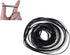Cassette Tape Machine Recorder Rubber Belt, 50Pcs Maintenance Mix Flat for Recorders, CD-ROM, Video Machines