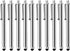 10 Pack Grey Stylus Pens for All Capacitive Touch Screens, Suitable for iPhone, iPad, Samsung Galaxy Tablets