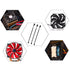 WMYCONGCONG 10 PCS 10" 4 Pin PWM Fan Extension Cable, PC Fan Power Cable