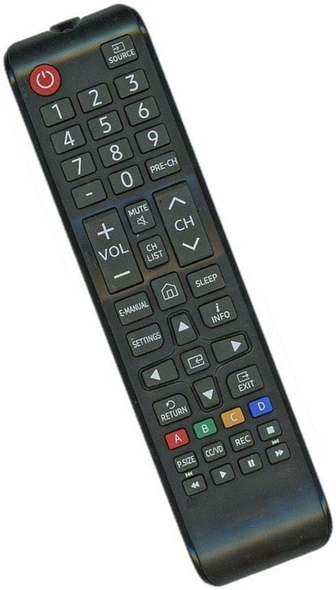 Replaced Remote Control for Samsung Smart 4K LED Ultra UHD HD TV Models UN40NU6070F, UN40NU7100, and more