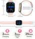 Smart Watch, 2.01” HD Fitness Tracker for Women, Blood Pressure/Heart Rate/Sleep Monitor, IP68 Waterproof