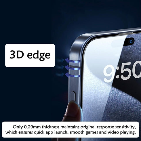 BIGFACE Compatible with iPhone 15 Plus, 2 + 2 Pack Screen Protector + Camera Lens Protectors, Premium HD Clear Glass