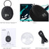Shower Radio Speaker with Bluetooth 5.0, AGPTEK Waterproof FM, Suction Cup, 12H Playback, Handsfree Calling, Black