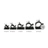 Cable Clips, GLE2016 Self-Adhesive Wire Holder, 20 Pack Black, Cord Management Clamps