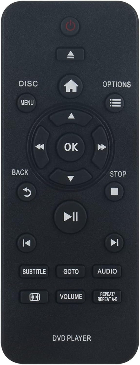 PERFASCIN Replacement Remote RC-5721 - Fit for Philips DVD Player DVP2880, DVP3602, DVP3864K, and more