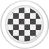 White and Gray Checkerboard Pattern Checkered PopSockets PopGrip for MagSafe