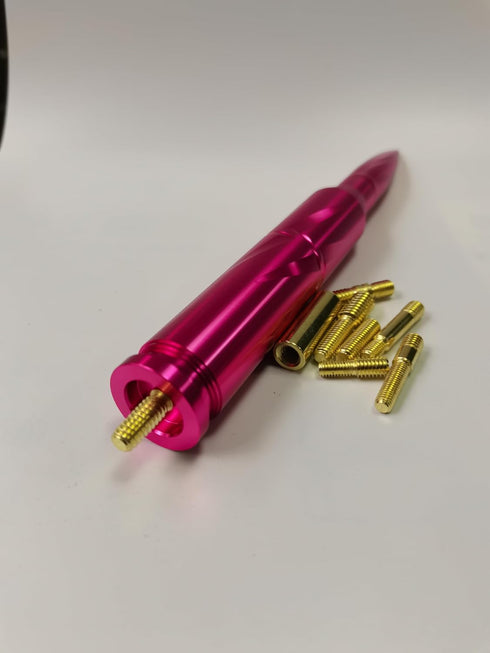VIGOLU F150 F250 F350 1500 7.8 Inches) Bullet Antenna Replacement for Ford Jeep Wrangler Toyota Tundra Dodge Ram (Rose