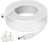 DC Power Extension Cable 33ft, 1.35mm x 3.5mm for 5V DC Adapter Cord, CCTV Security Camera, IP Camera