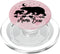ASBBears Black Mama Bear and One Cub On Pink Watercolor PopSockets PopGrip for