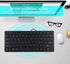 Tosuny Spanish Computer Keyboard, Wired Mini Portable Ultrathin Silent Business Keyboard with 78 Keys