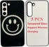 JUSTRY 5PCS Sublimation Blanks Phone Case Bulk Covers for Samsung Galaxy S23 5G - DIY 2 in 1 Soft Rubber + Glass Inserts